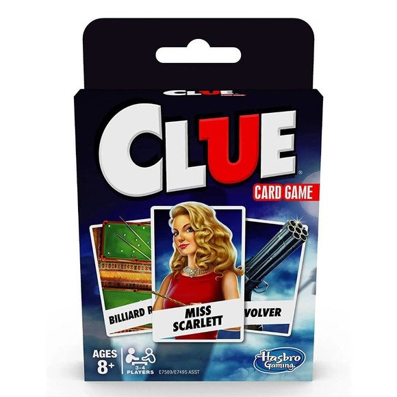 Hasbro Gaming CLUE Card Game for Kids Ages 8 & Up new in box - Picture 1 of 2